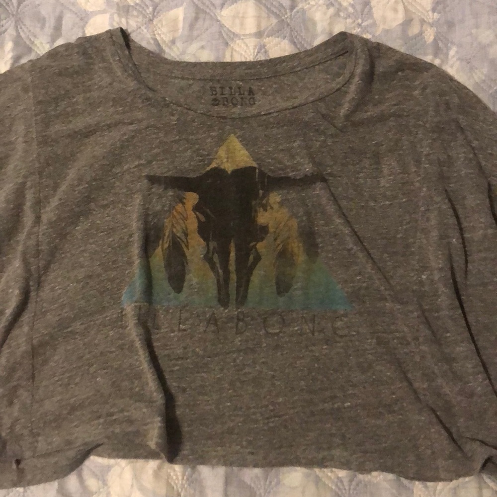Grey Crop Top